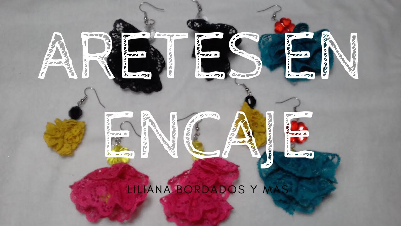 HAZ ARETES EN ENCAJE O BLONDA