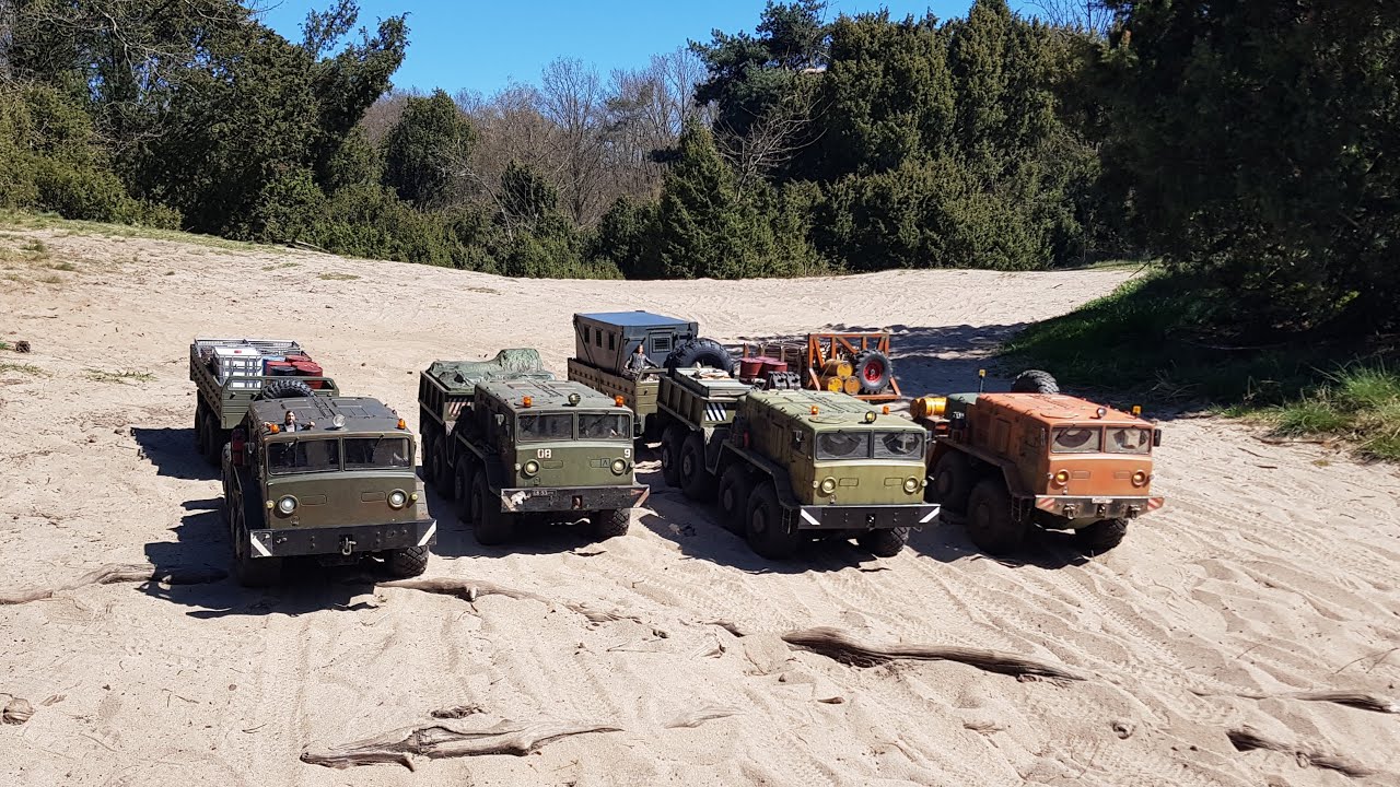 Cross RC MAZ 537: Relax while watching the second video - BC 8 with trailers