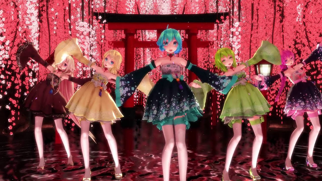 【MMD】Hanbok衣装なボカロ5人組で「Carry Me Off」