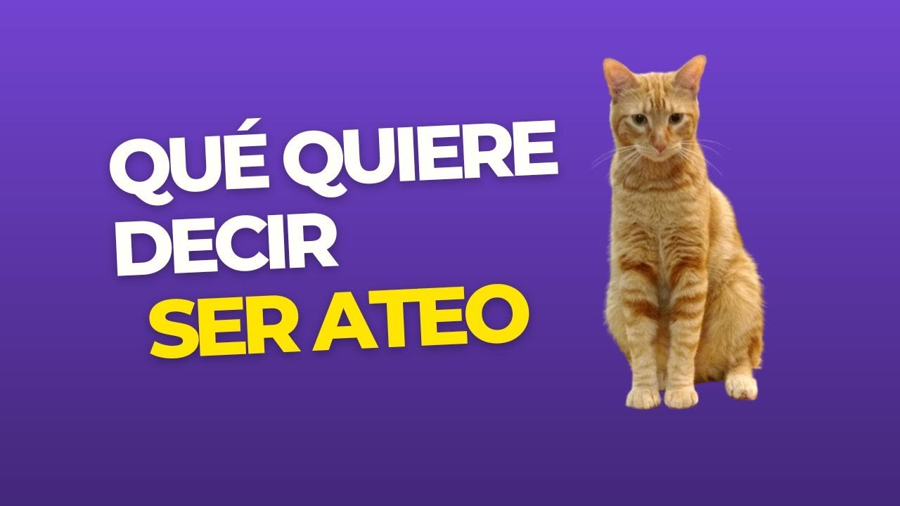 Qué quiere decir ser ateo