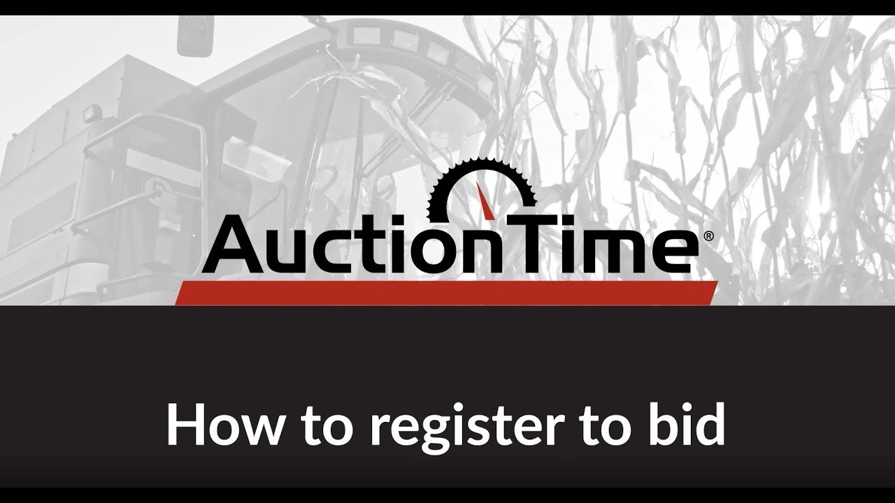 How To Register To Bid On AuctionTime