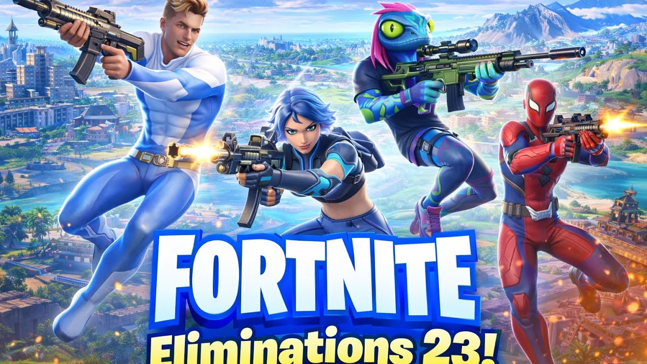 Fortnite Eliminations 23! Duos Blitz Royale! Victory Royale?!