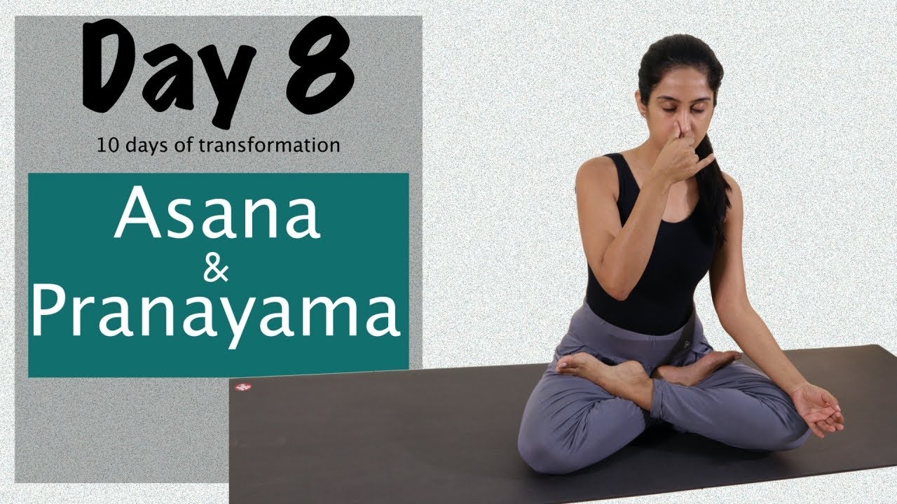 Yoga at Home - Day 8 - Asana & Pranayama | 10 days of transformation | Yogbela