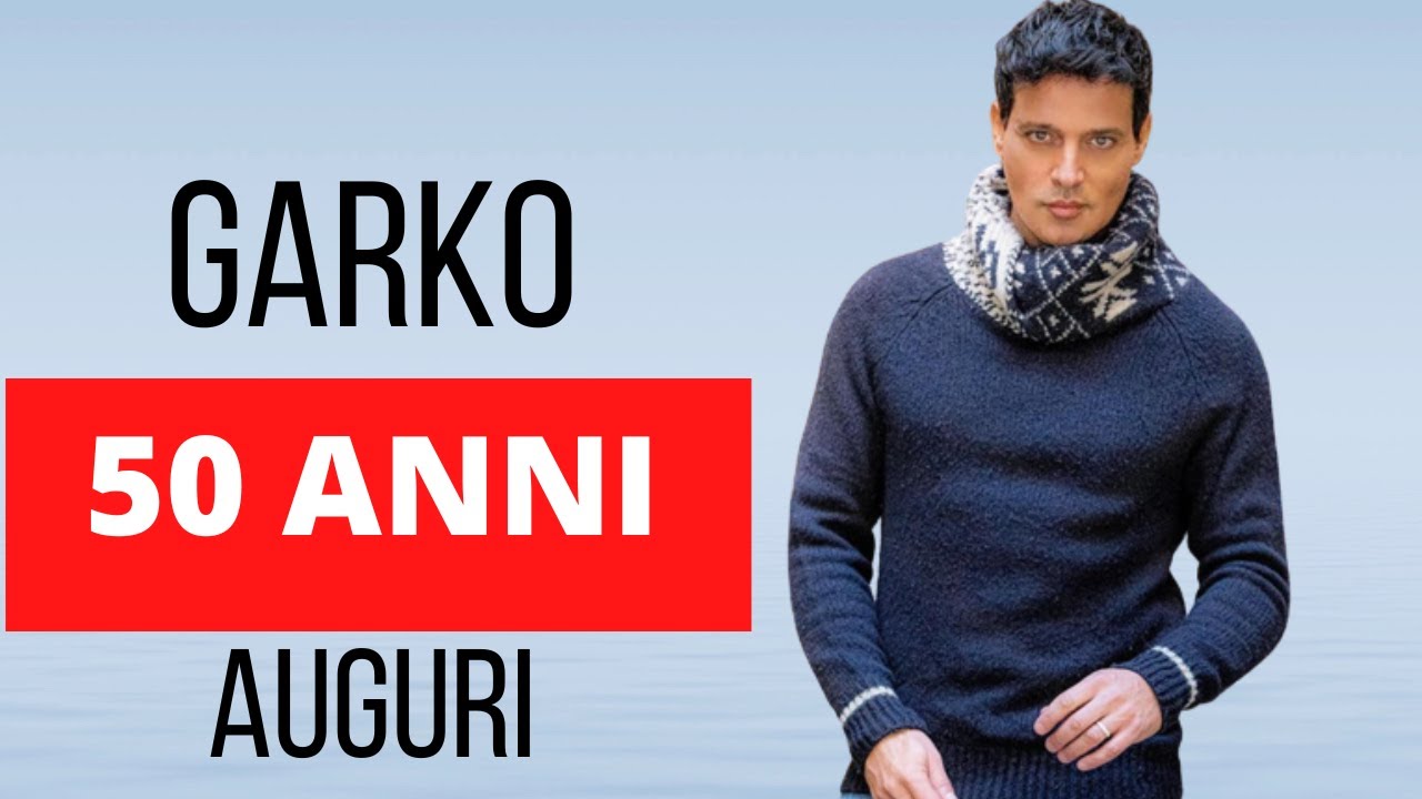 Gabriel Garko compie 50 ANNI : ecco la sua festa !