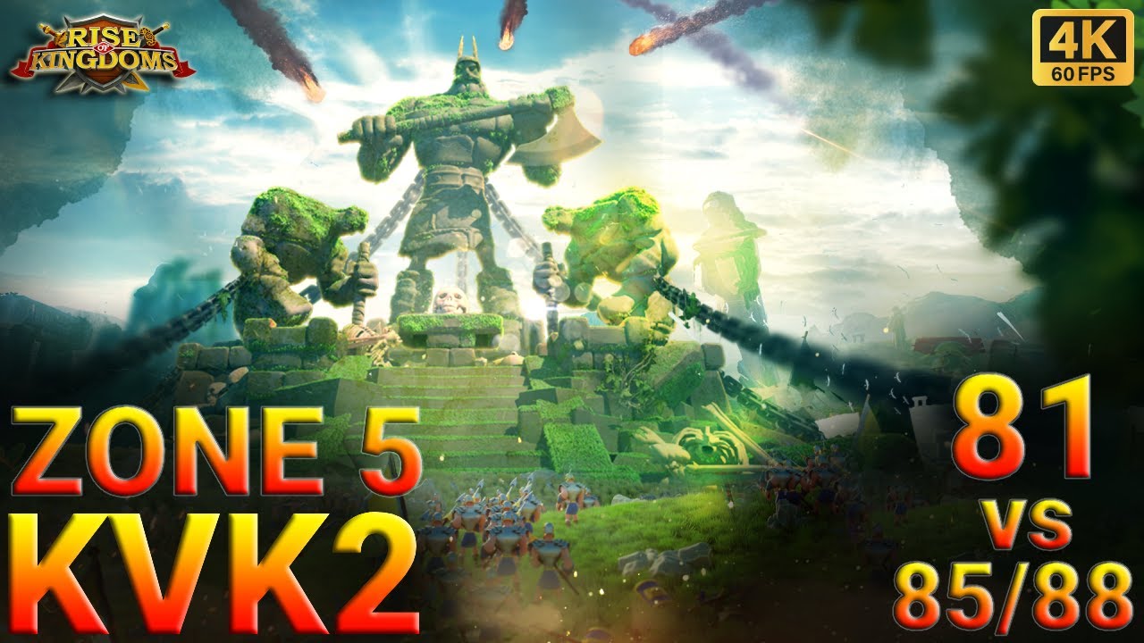 ROK : KVK 2 | 88 & 85 VS 81 | PASS 4 | ZONE 5 | كفك 2 | PART 1