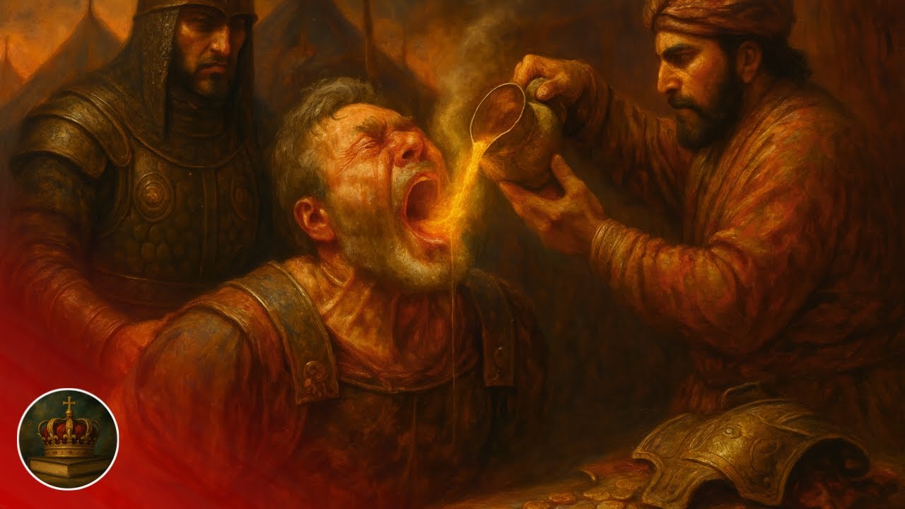 La Muerte Brutal de Craso — Le Vertieron Oro Fundido en la Garganta 💀