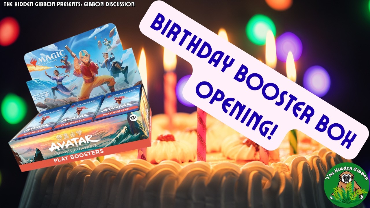 Birthday Booster Box Opening | My wife got me an Avatar box! | #MTG #AvatarMTG | Gibbon Box Opening