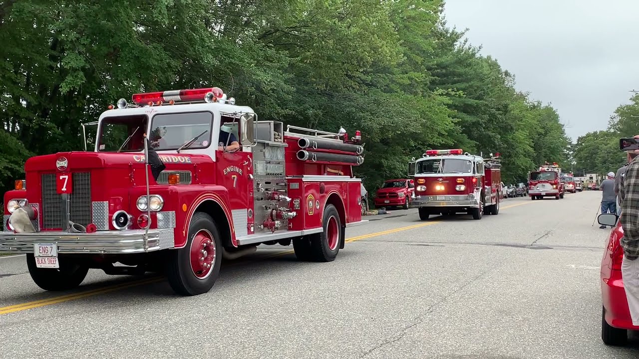 2021 44th Annual MAFAA Antique Fire Truck Apparatus Responding Muster Parade Wilmington MA 9/18/2021