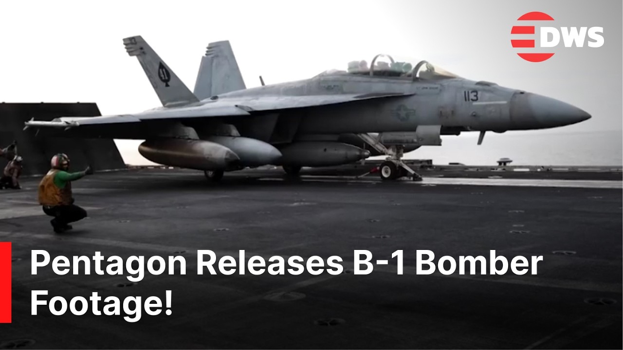 Operation Epic Fury: Pentagon Releases Video of B-1 Bombers in Action Over Iran | AH1Z