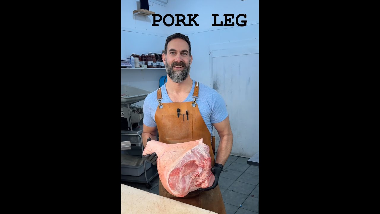 Transforming a Pork Leg - Shank Off, Skin Gone in Minutes by The Silver Fox Butcher