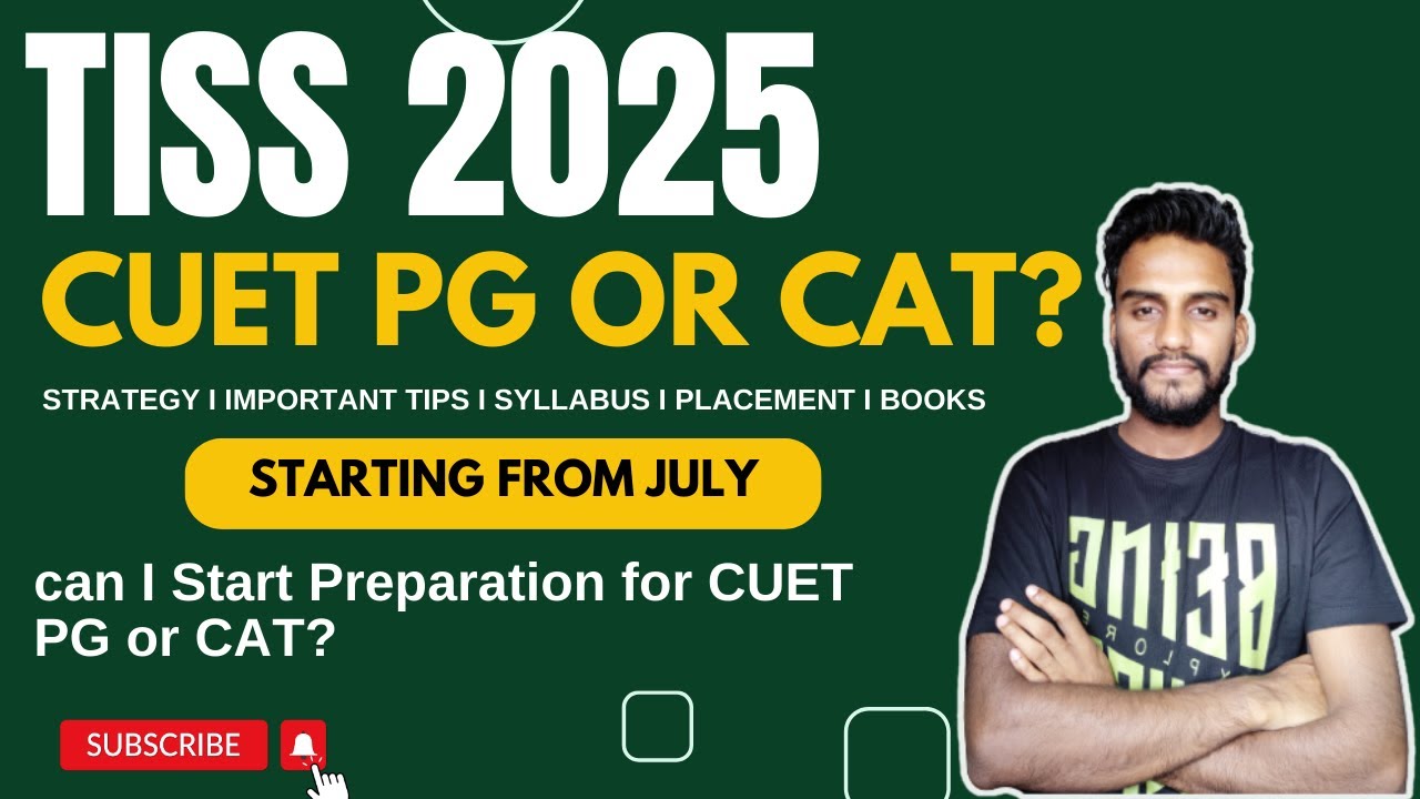 TISS 2025 I CAT Or CUET? Which Exam Would Be Prefer? I Syllabus I Eligibility I Books I Placements