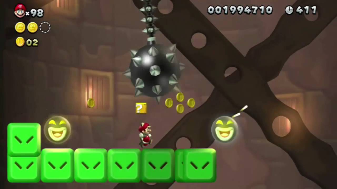 New Super Mario Bros. U - Limonadendschungel-Turm - Schlangenblockturm