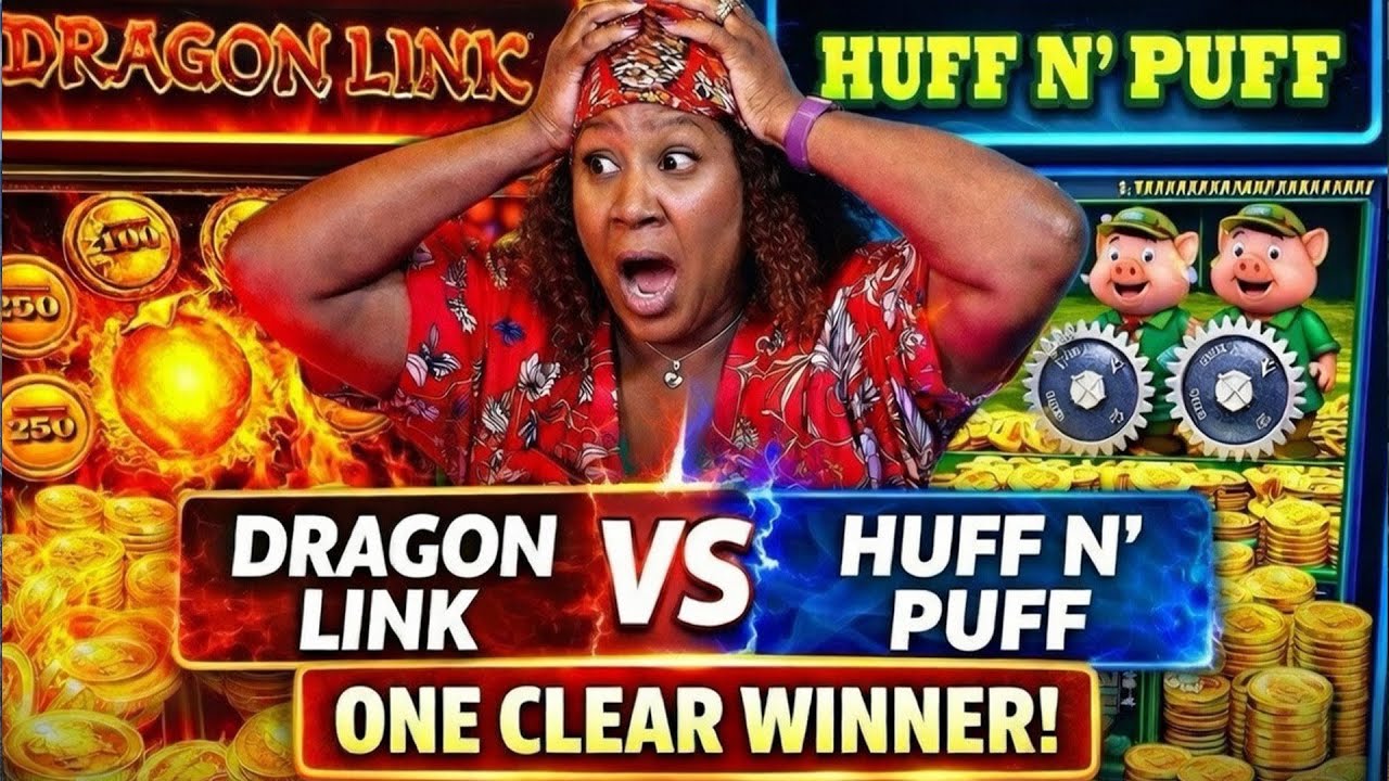 Dragon Link vs Huff N’ Puff SLOT Challenge — One Clear WINNER!