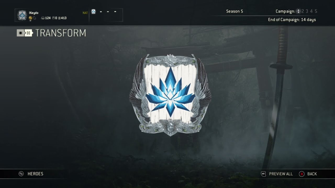 {For Honor} Lotus Azure Emblem Tutorial.