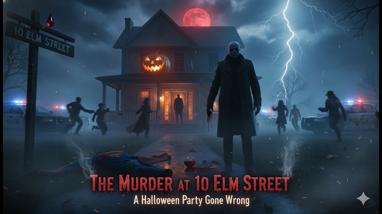 The Murder at 10 Elm Street: A Halloween Party Gone Wrong&rdquo; 🎃