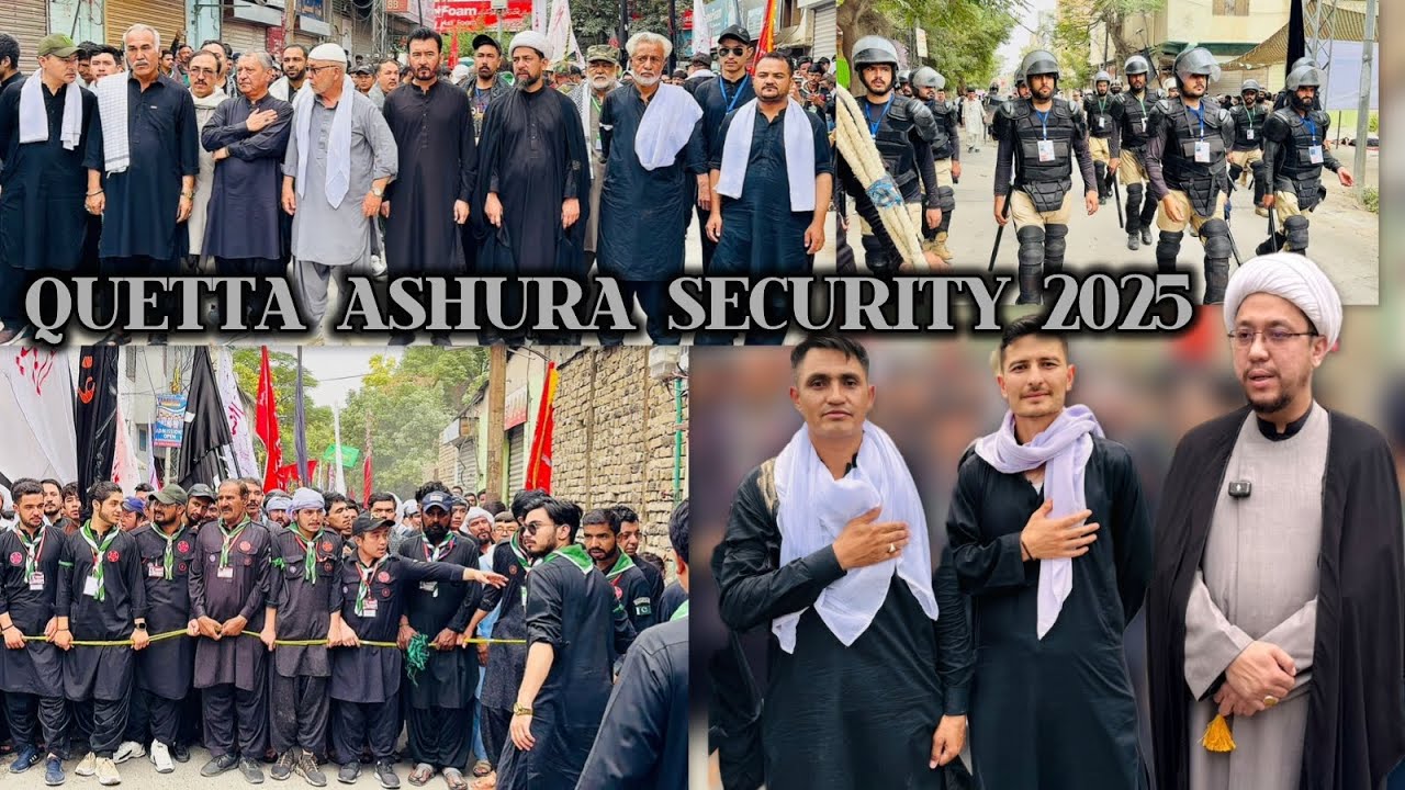 ASHURA QUETTA 2025  | SECURITY SYSTEM for SAFETY | SHIA CONFERENCE 