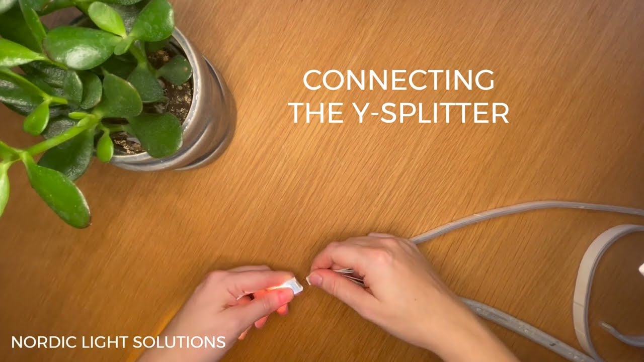 splitting Philips hue lightstrip V4 - Connecting y splitter