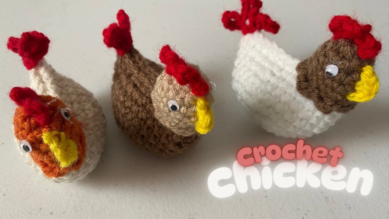 Crochet Mini Chicken Plush Tutorial