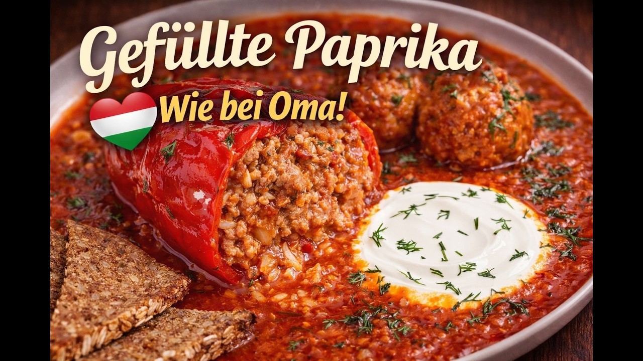gefüllte Paprika wie bei Oma 😍 ungarisches Original Rezept