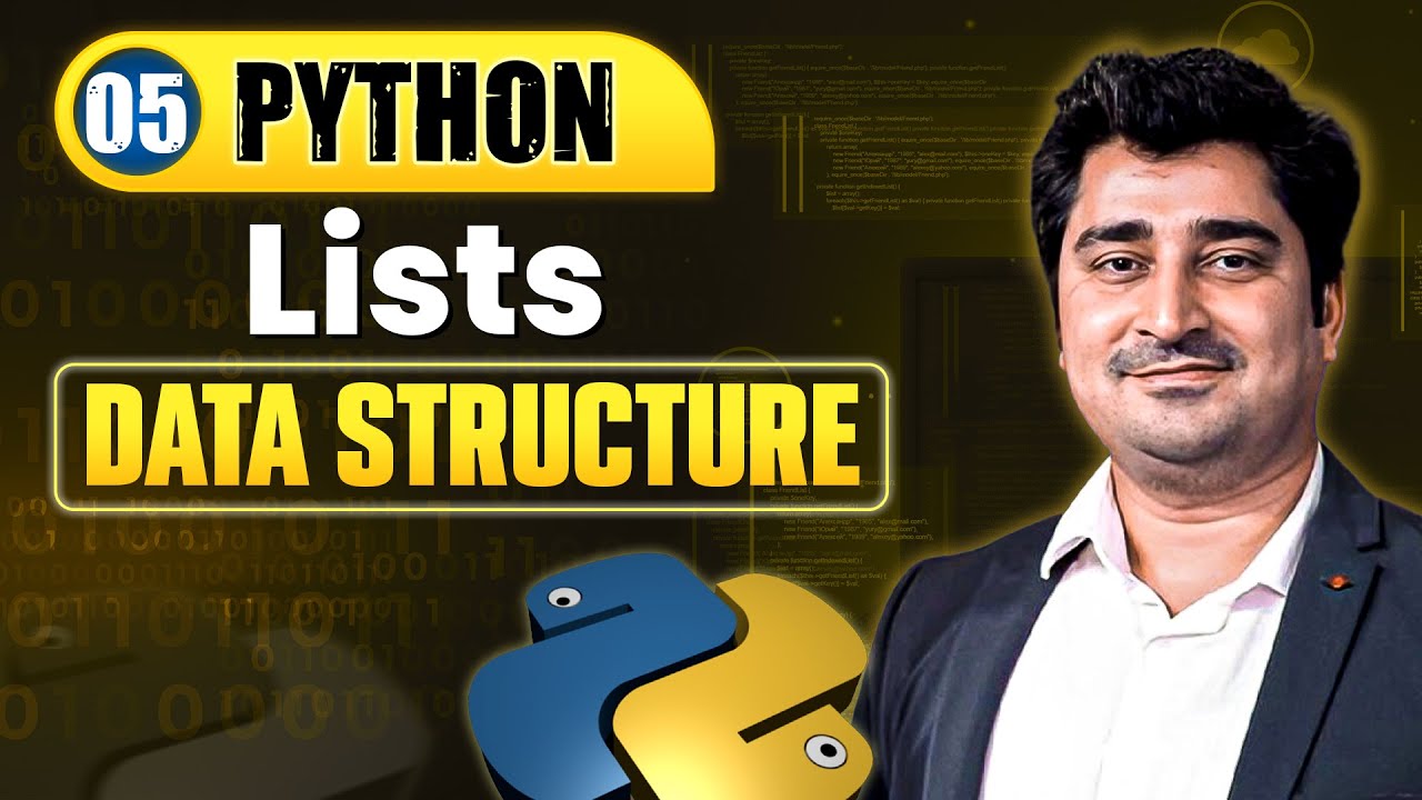 Lists - Data Structures | Lecture 5 | Python Full Course Beginners