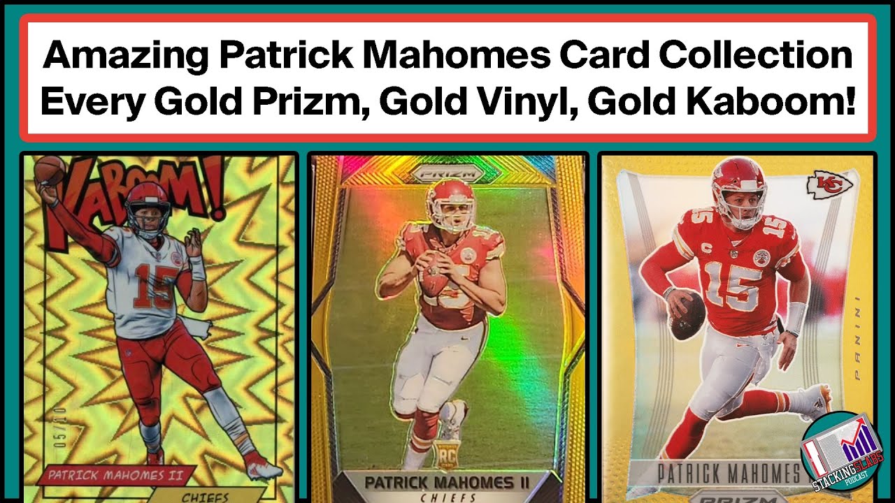 Amazing Patrick Mahomes Card Collection | Every Gold Prizm!