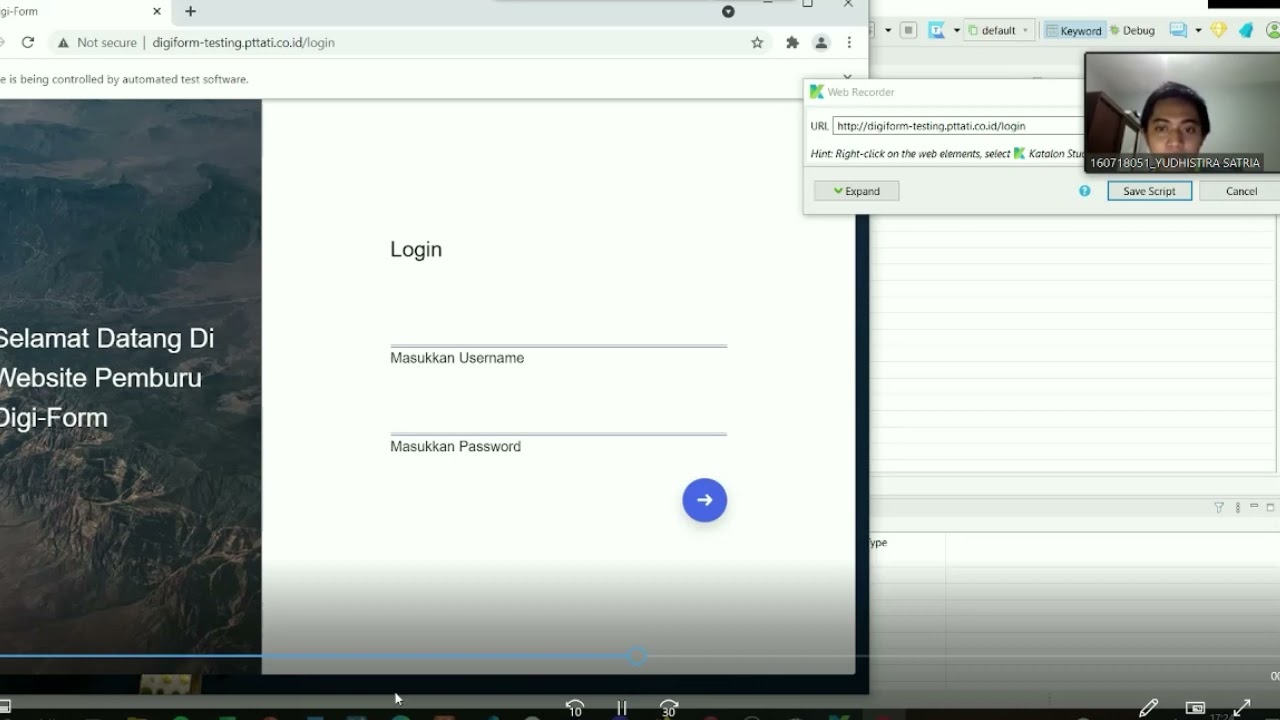 STI AUTOMATION TESTING LOGIN