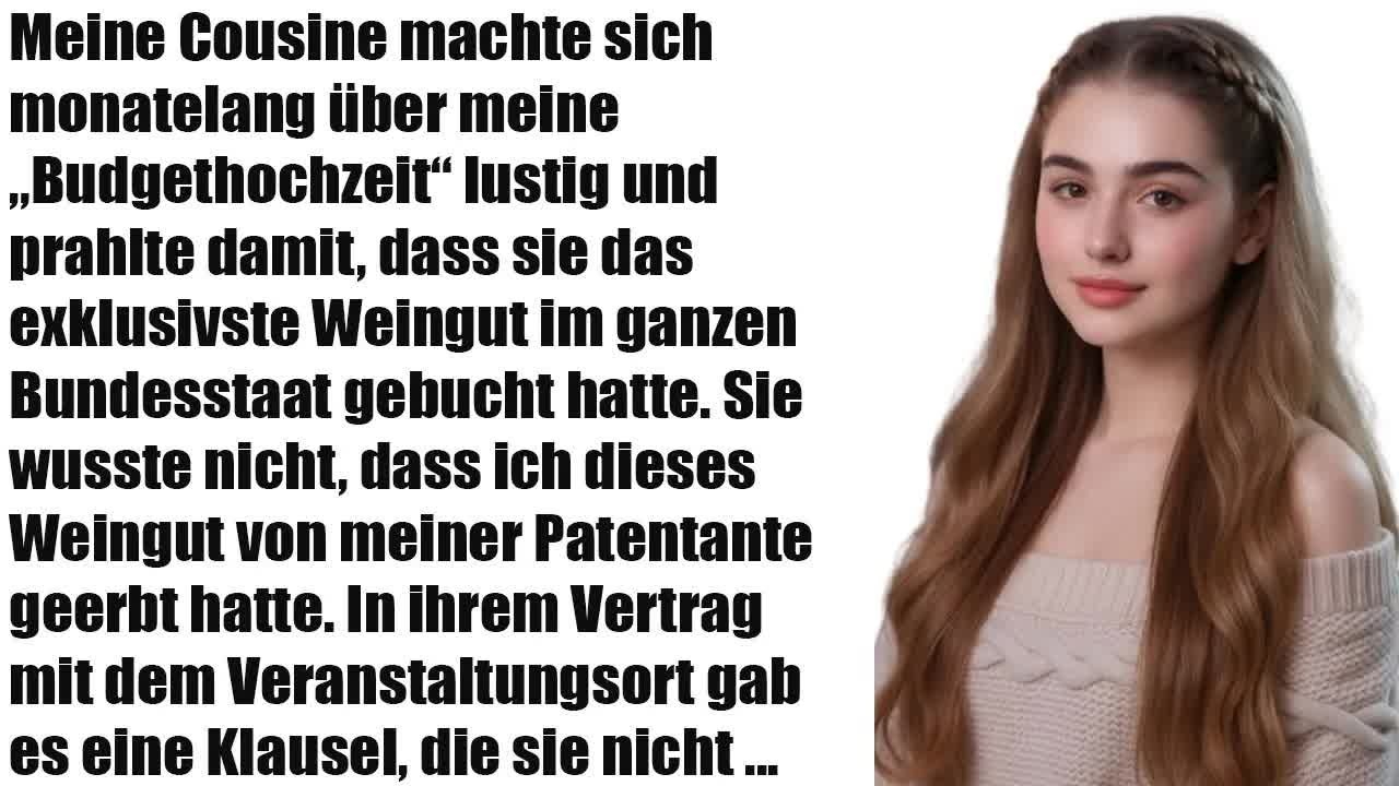 Meine Cousine nannte meine Hochzeit „erbärmlich“ – dann verlor sie ihre Traumlocation