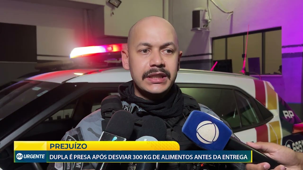 DUPLA É PR3S4 APÓS DESVIAR 300 KG DE ALIMENTOS ANTES DA ENTREGA EM SORRISO