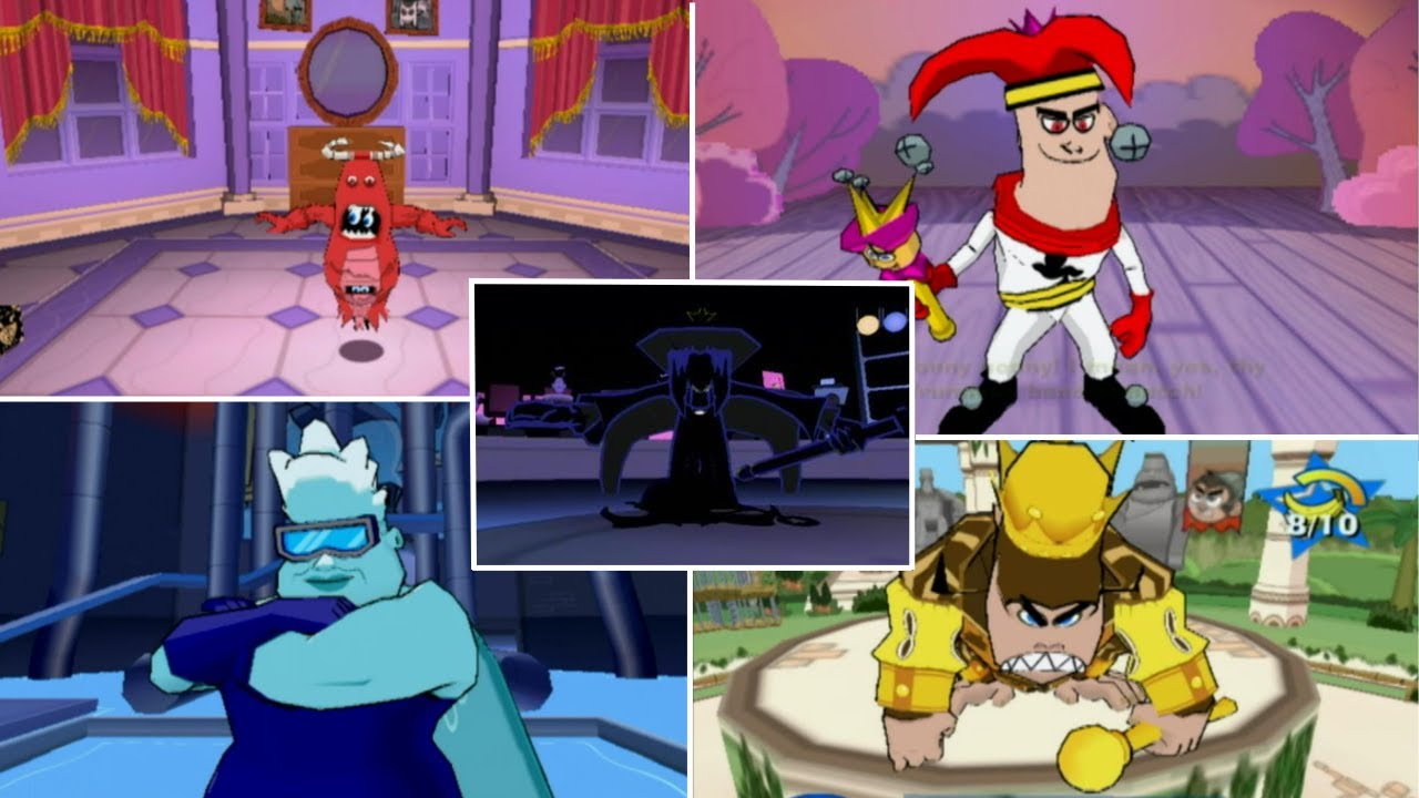 Fairly Odd Parents Shadow Showdown -  All Bosses + Cutscenes  (No damage)