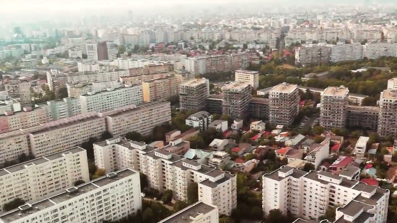 Zbor de toamna peste Bucuresti. Parrot Anafi FPV.