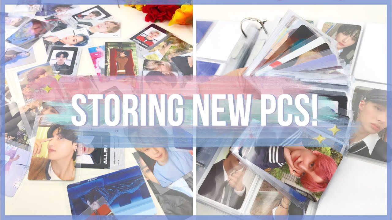Sorting and storing new kpop pcs (cravity, ateez, bts, & more) | april 2021