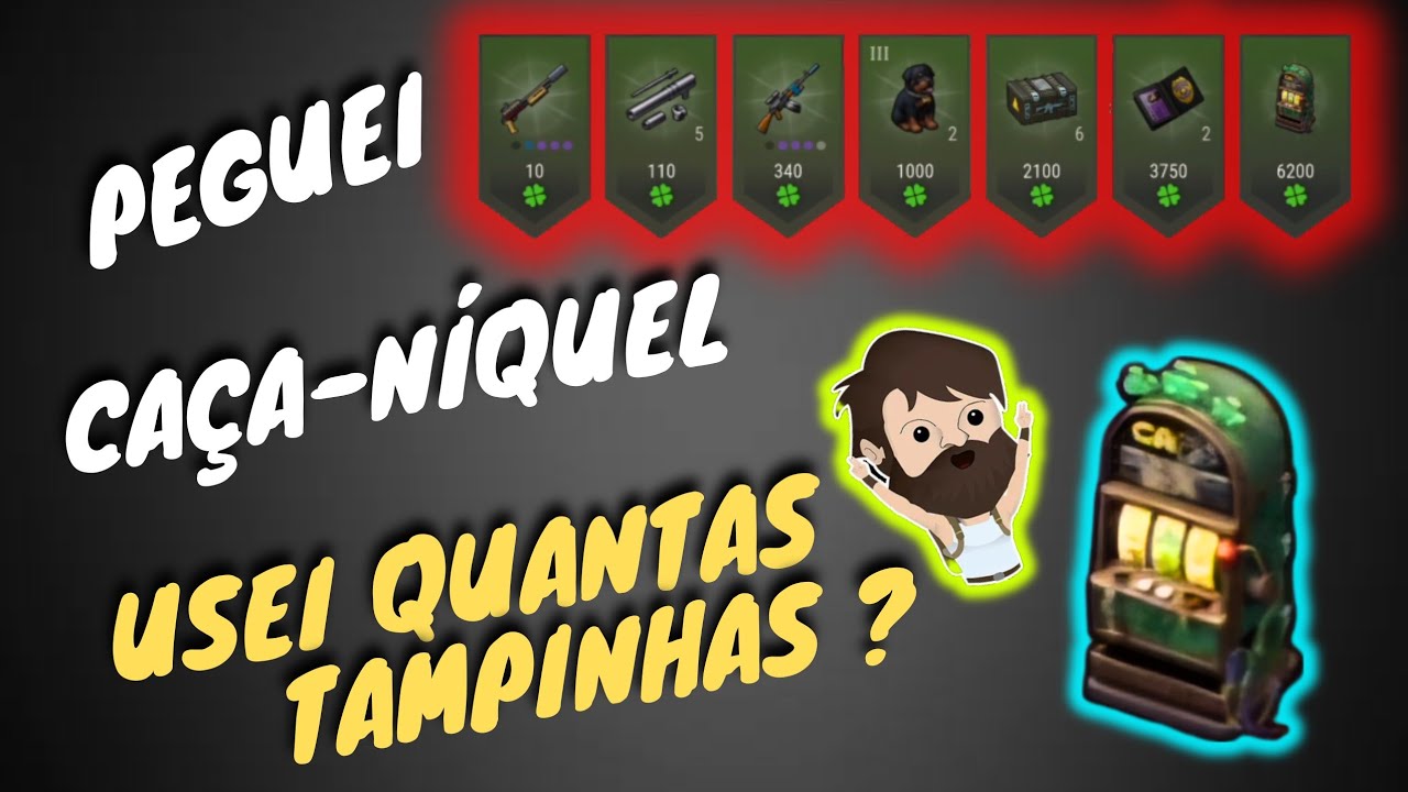 PEGUEI O CAÇA-NÍQUEL #lastdayonearth