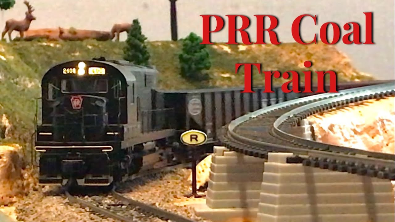 Miller Model Railroad Ep 1: PRR Coal Train