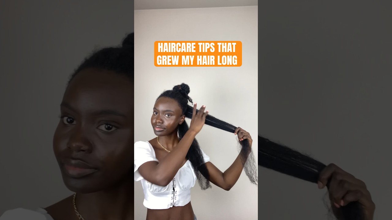 HAIRCARE TIPS THAT GREW MY 4C HAIR VERY LONG #shorts #hairroutine #haircaretips #longhairtips