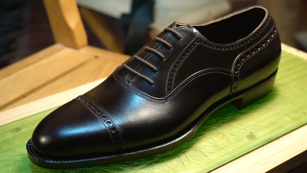 Making Process - Handcrafted Brogue Shoes クウォーターブローグの靴をつくる