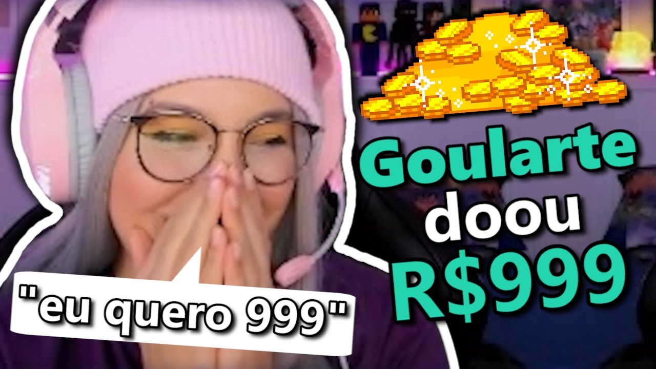 DOANDO PARA STREAMERS MAS ELES ESCOLHEM O VALOR...