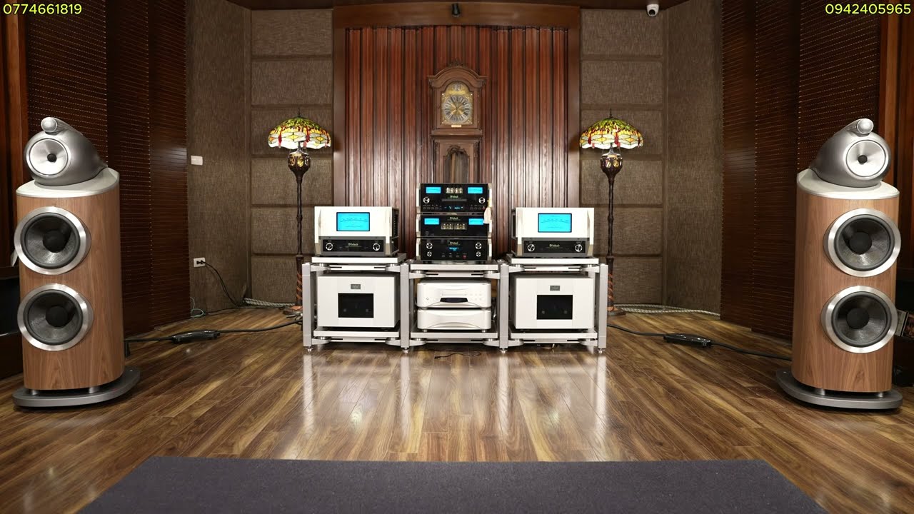 Test loa Bowers & Wilkins 801 cùng Power McIntosh MC3500 MKII