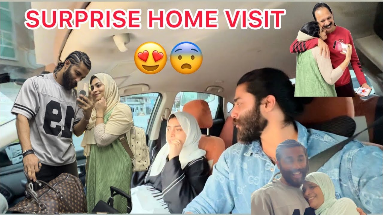 Surprise home visit 😍🙌 #jrfamily #jr #raizy #sanahraizy 