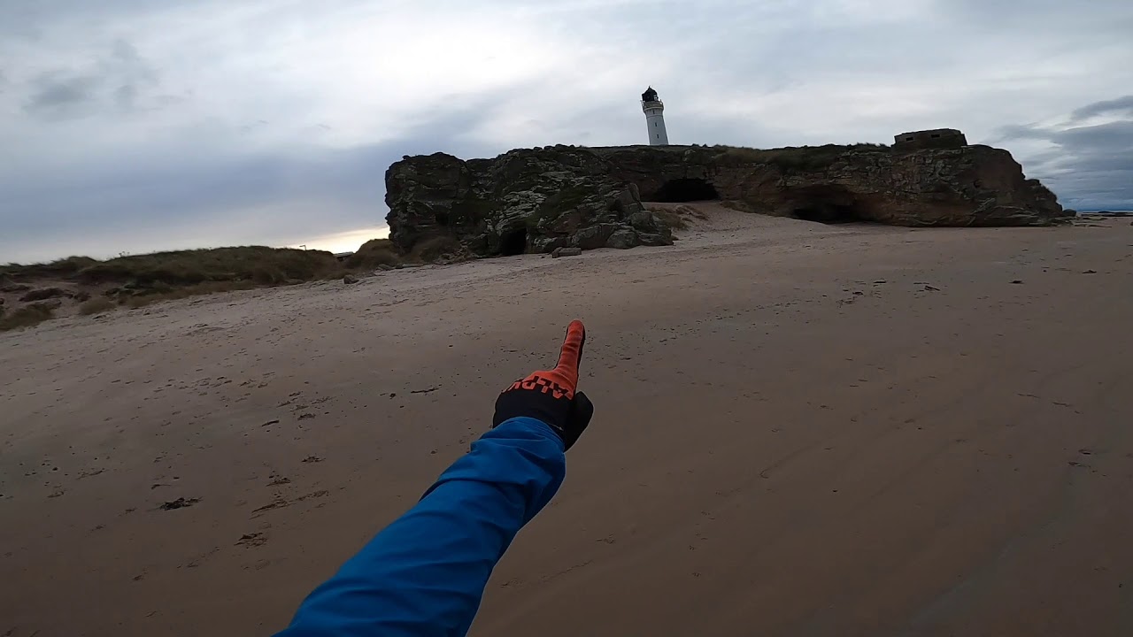 Moray Coast; Lossiemouth  to Covesea Lighthouse, Nov 2020