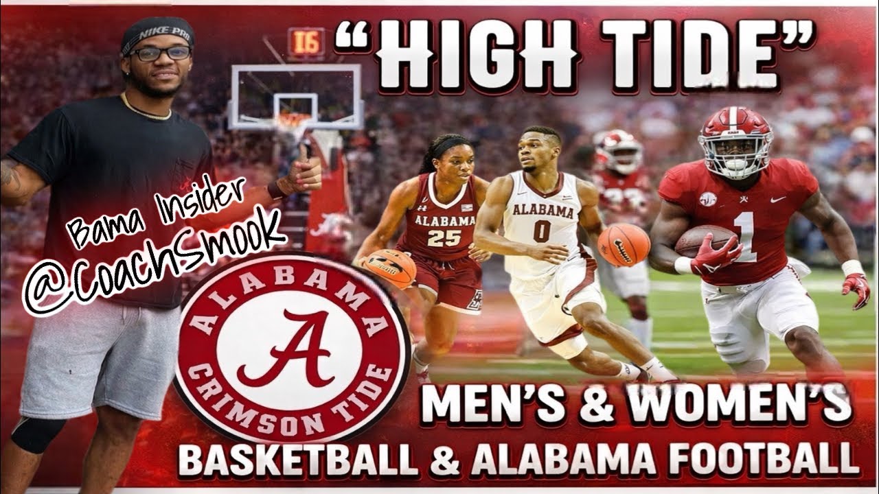 LIVE: Coach Smook Talks Alabama Basketball HEAT 🔥 + Football News Crimson Tide Fans Can’t Ignore