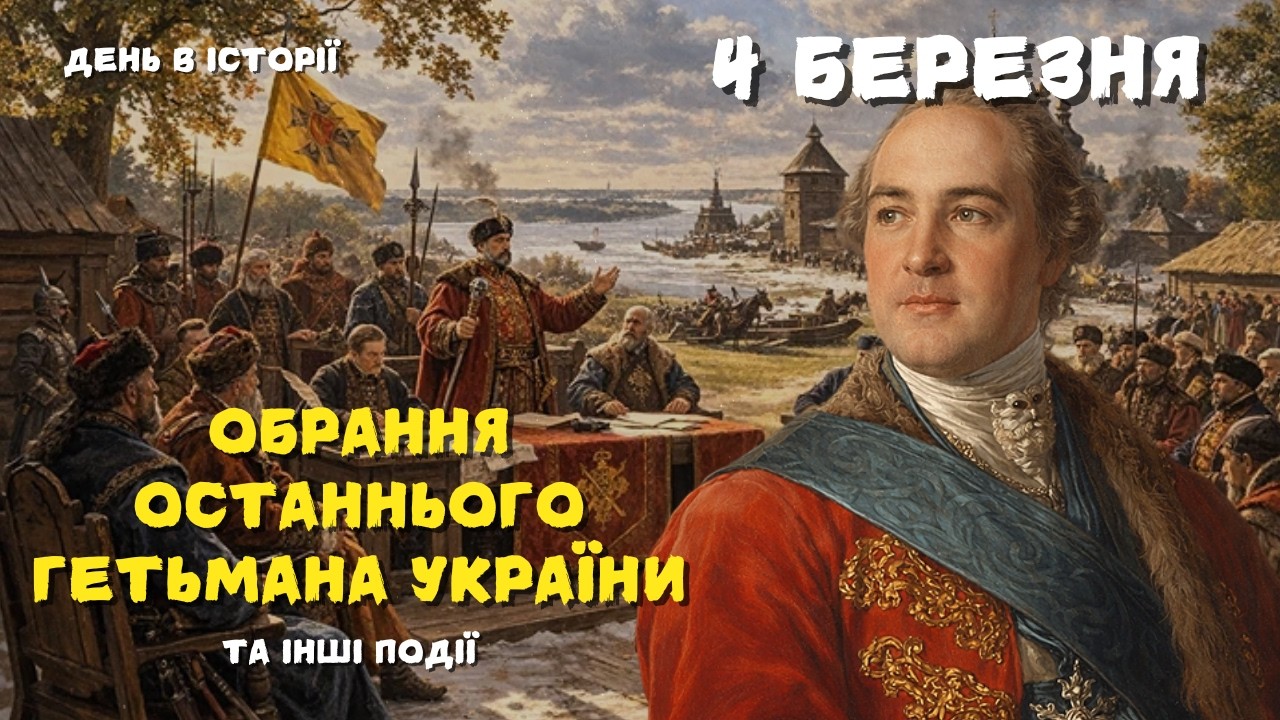 Кирило Розумовський - Останній Гетьман України, Ягайло Став Королем Польщі та Інші Події 4 Березня