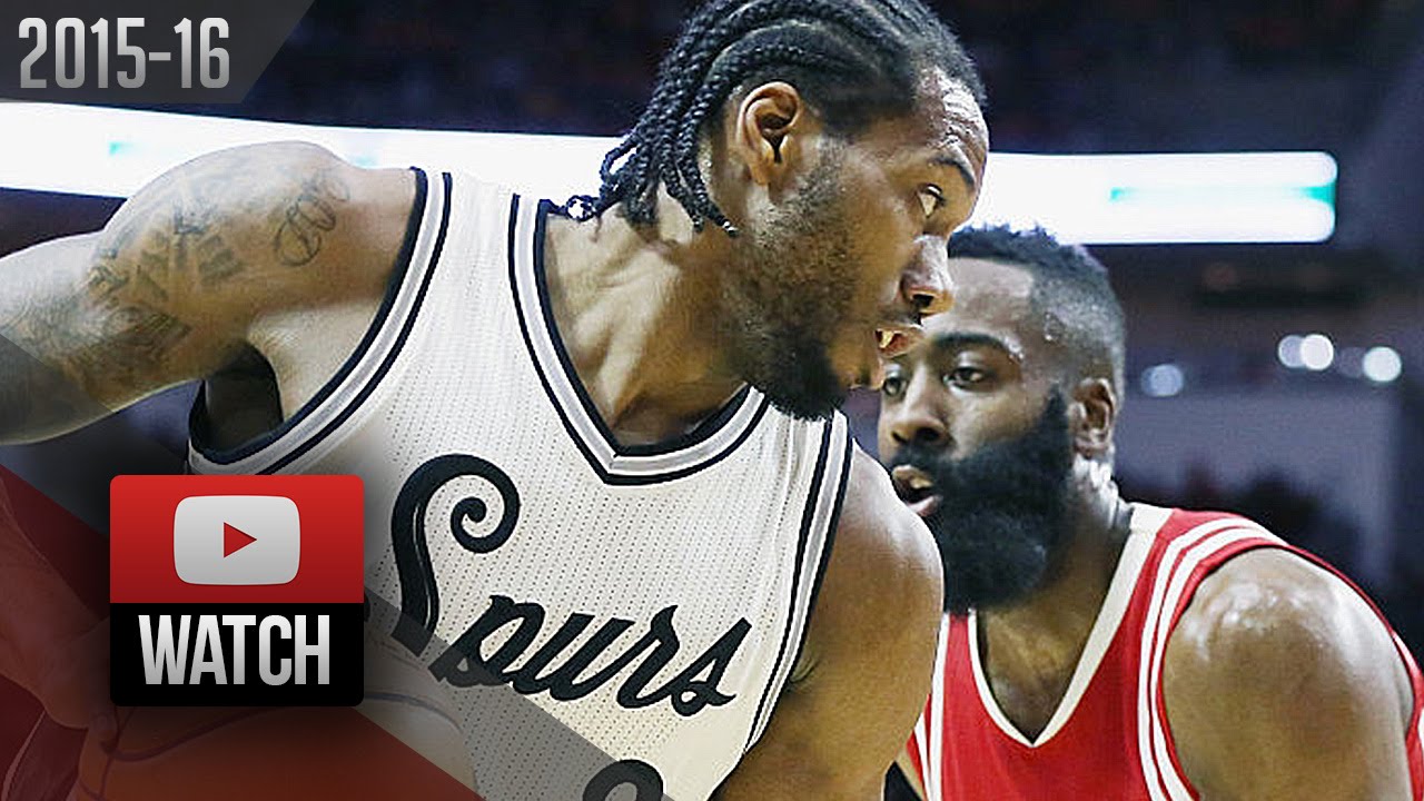 James Harden vs Kawhi Leonard Xmas Duel Highlights (2015.12.25) Rockets vs Spurs - SICK!