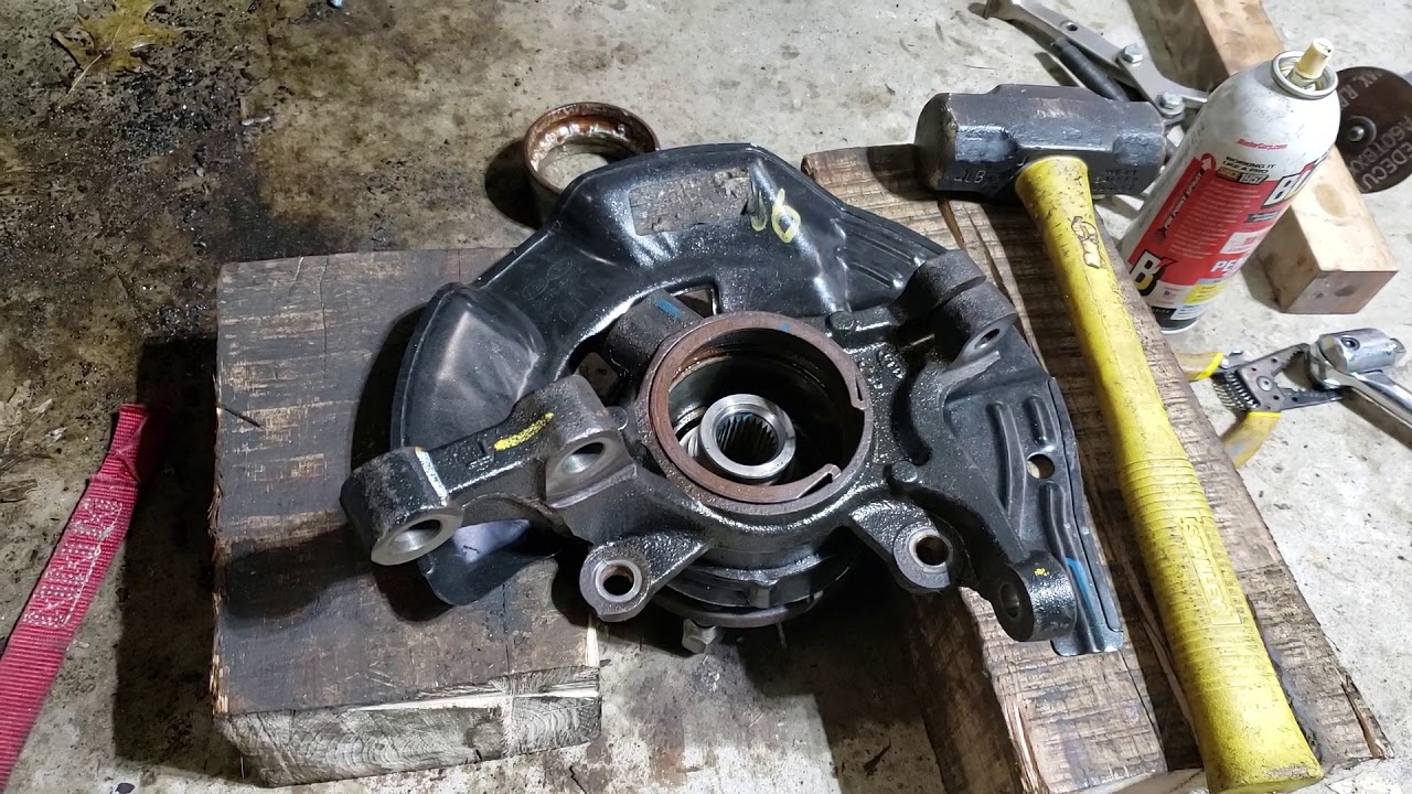 2014 Kia Optima Front Wheel Bearing Removal-No Press