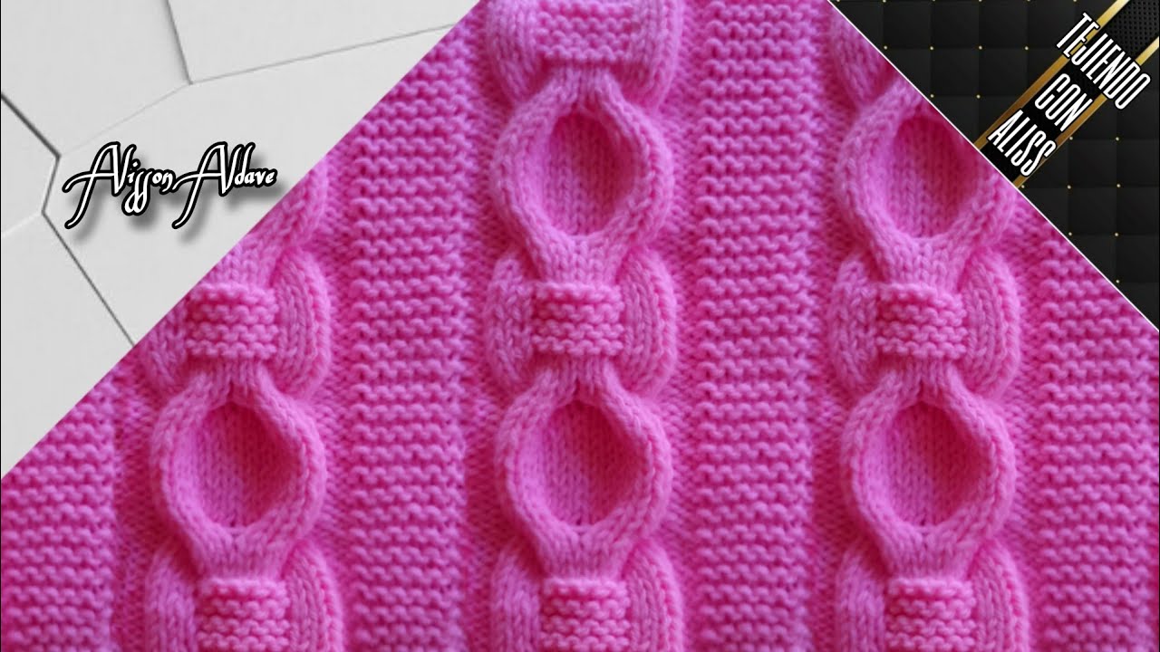 #377 - TEJIDO A DOS AGUJAS / knitting patterns / Alisson Aldave
