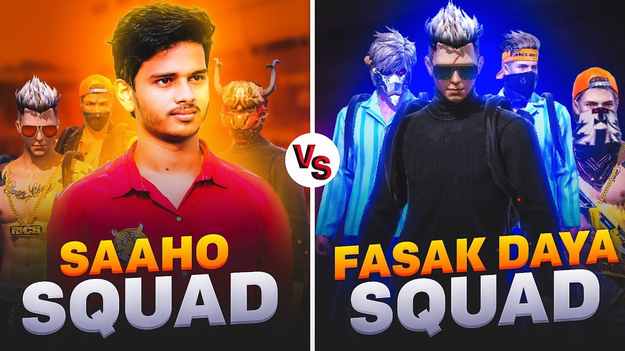 SAAHO SQUAD VS FASAK DAYA SQUAD  😡😡 NIYYAVVA THAGGEDE LE🔥🔥BEST OF 5🤩🤩