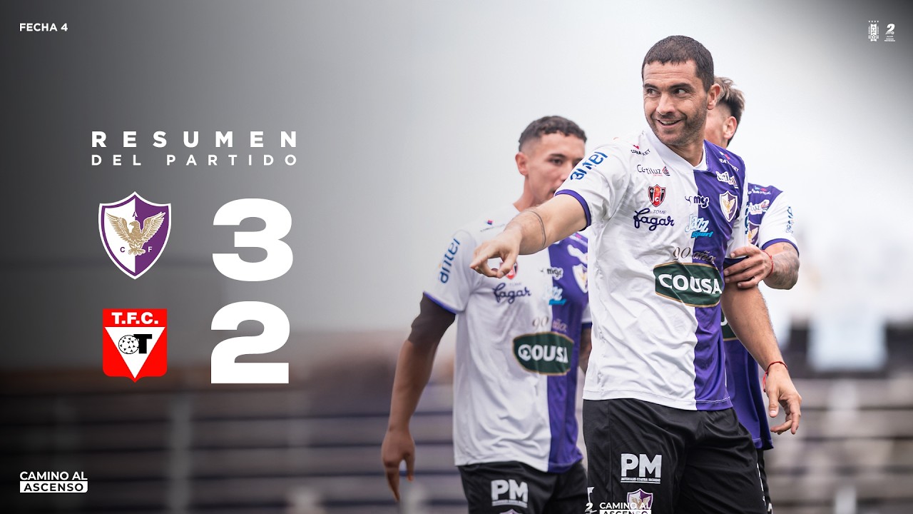 F&eacute;nix 3-2 Tacuaremb&oacute; FC | Resumen | Fecha 4 | Segunda Profesional AUF 2026 | #AUFTV