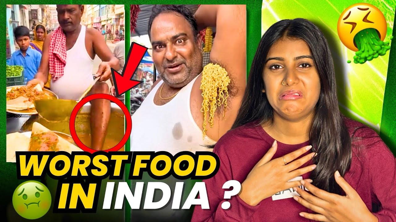 Internet’s Most Disgusting Indian Street Food 😨 (Reaction)