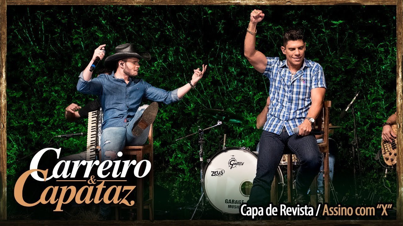 Carreiro e Capataz - Capa de Revista / Assino com X