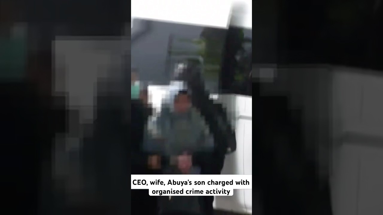 CEO, wife, Abuya's son charged with organised crime activity #AWANInews