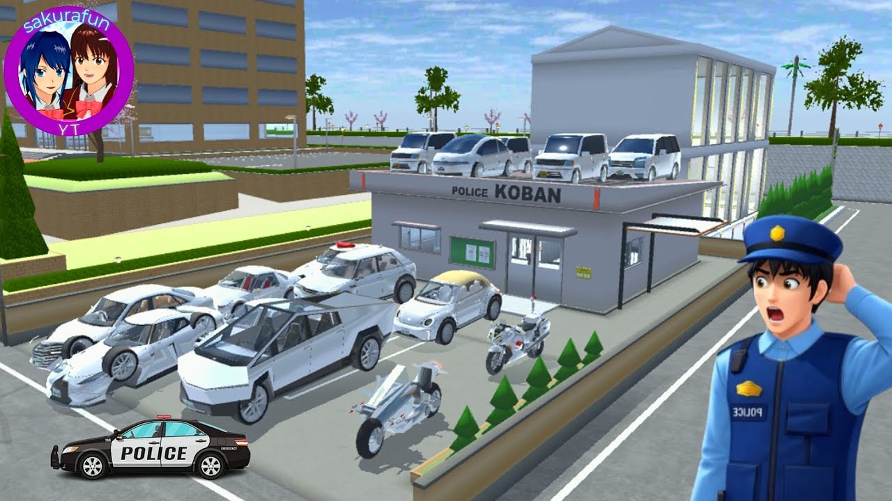 🚓 Yuta’s Police Car Collection | Sakura School Simulator 🚓#sss 